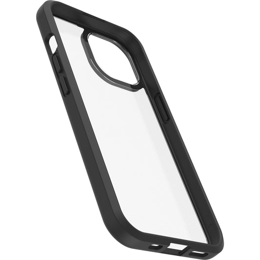 OtterBox React Series for iPhone 15, iPhone 14, iPhone 13, Black Crystal