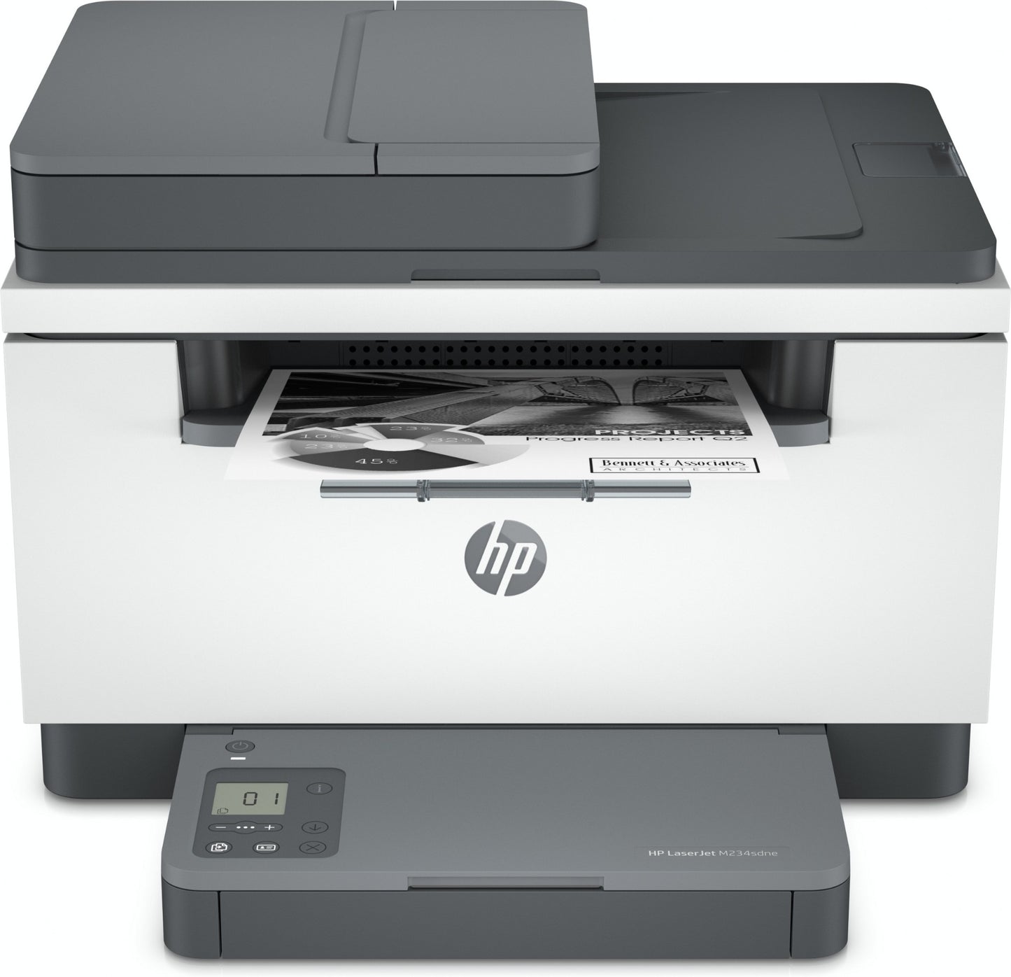 HP LaserJet HP MFP M234sdne Printer, Black and white, Printer for Home and home office, Print, copy, scan, HP+; Scan to email; Scan to PDF