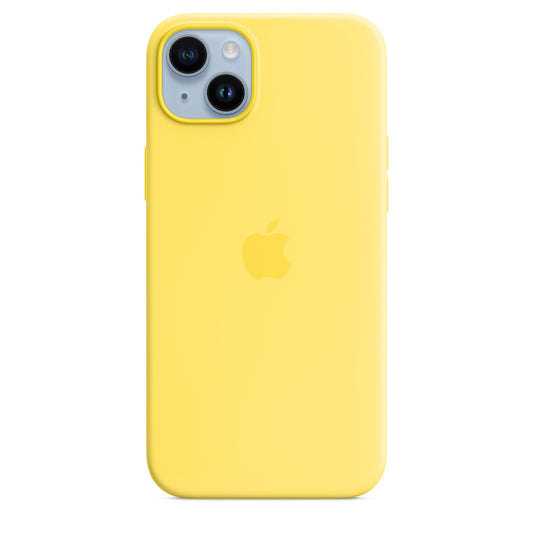 Apple iPhone 14 Plus Silicone Case with MagSafe - Canary Yellow