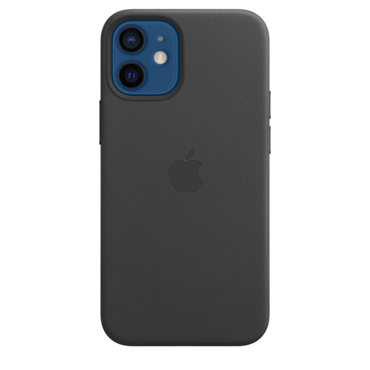 Apple iPhone 12 mini Leather Case with MagSafe - Black