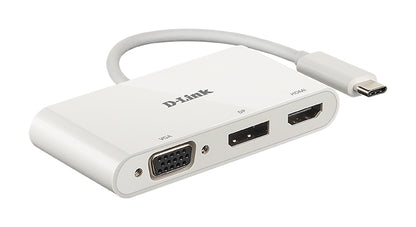 D-Link DUB-V310 laptop dock/port replicator Wired USB 3.2 Gen 1 (3.1 Gen 1) Type-C White