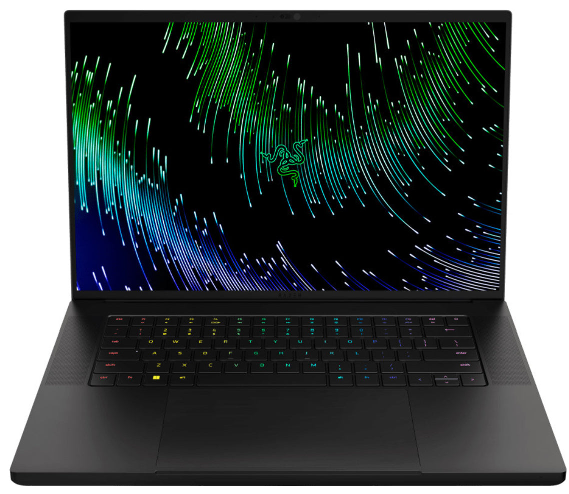 Razer Blade 16 Laptop 40.6 cm (16") UHD+ Intel® Core™ i9 i9-13950HX 32 GB DDR5-SDRAM 2 TB SSD NVIDIA GeForce RTX 4090 Wi-Fi 6E (802.11ax) Windows 11 Home Black