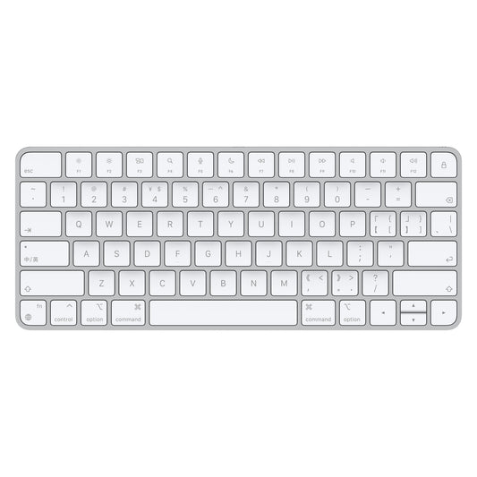 Apple Magic keyboard USB + Bluetooth Chinese Simplified Aluminium, White